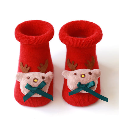 Calcetines Navideños Antideslizantes para Bebé con Suela Gruesa de Felpa - Image 7