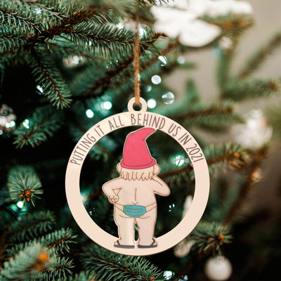Árbol de Navidad de Madera con Adornos Colgantes - Image 7