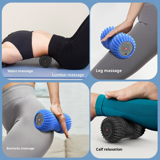 Rodillo Masajeador Eléctrico con Vibración para Yoga y Recuperación Muscular - Image 3