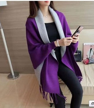Cárdigan Capa con Flecos para Mujer - Suéter Abrigo Elegante - Image 3