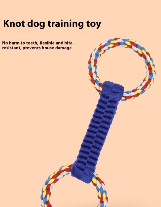 Juguete de Cuerda para Tirar Limpiador Dental Interactivo para Perros - Image 8