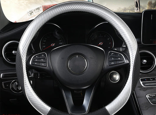 Funda de Volante con Textura Fibra de Carbono - Agarre Ergonómico - Image 10