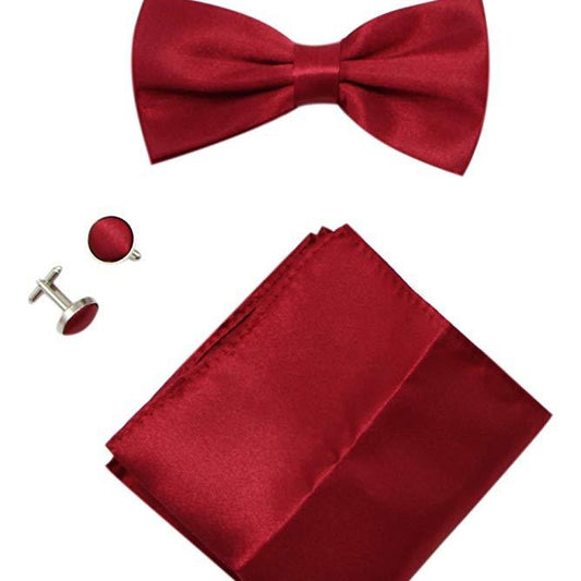 Traje Tres Piezas Completo con Bufanda y Corbatín para Hombre
