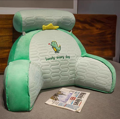 Almohada Lumbar de Seda Helada con Diseño Infantil para Verano - Image 4
