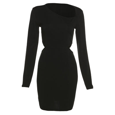 Vestido Ajustado Elegante con Escote Redondo y Detalles Hueco - Image 17