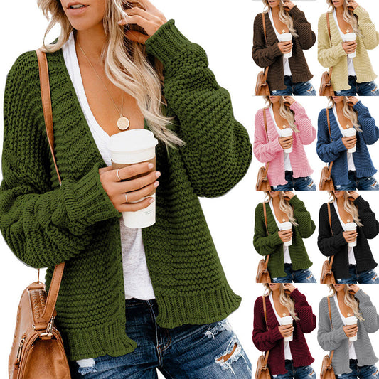Cardigan Tejido para Mujer Otoño e Invierno