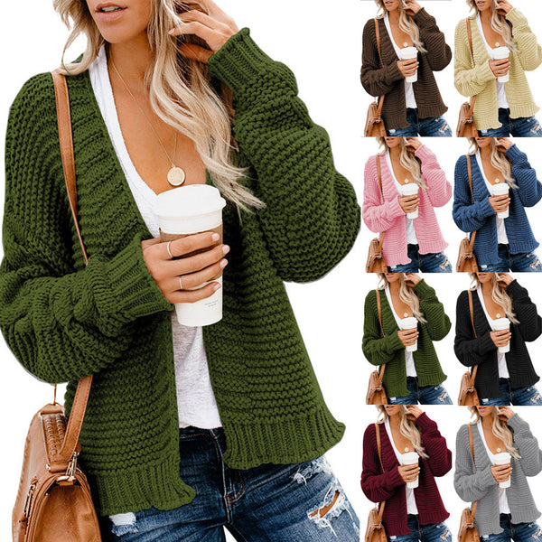 Cardigan Tejido para Mujer Otoño e Invierno