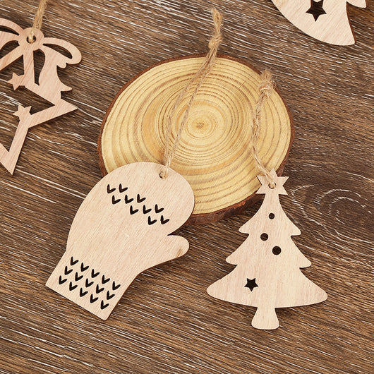 Adorno Navideño de Calabaza Hueca - Artesanía Decorativa de Madera - Image 14