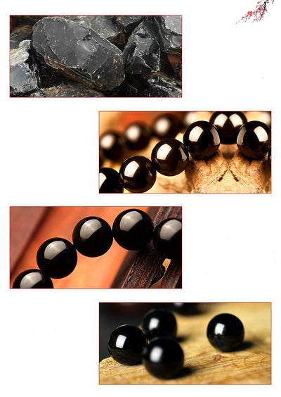 Pulsera de Obsidiana Arcoíris Natural - Image 10