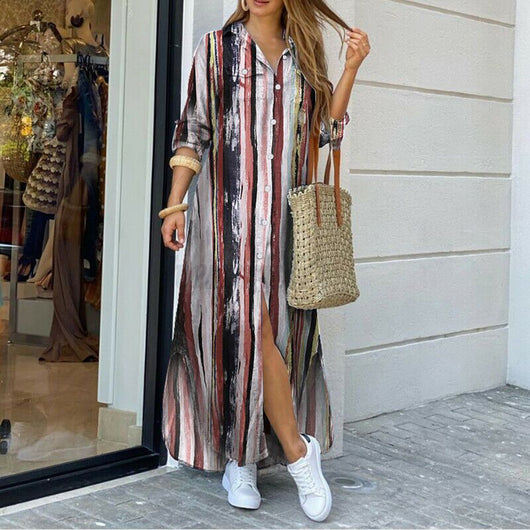 Vestido Camisa Versátil para Primavera y Verano - Image 17