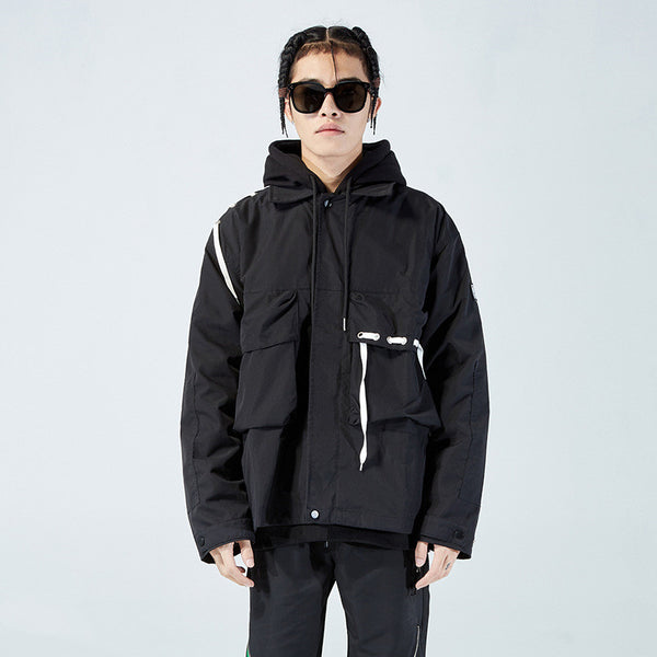 Chaqueta Funcional con Tirantes Integrados - Estilo Urbano Versátil