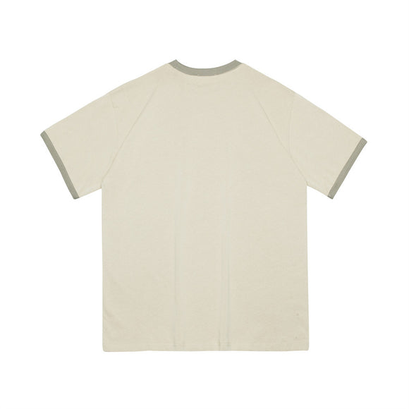 Camiseta Estampado Pez Manga Corta para Hombre