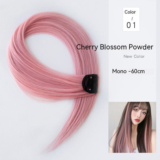 Extensión de Cabello Liso con Degradado de Color - Fibra de Seda Resistente al Calor - Image 15