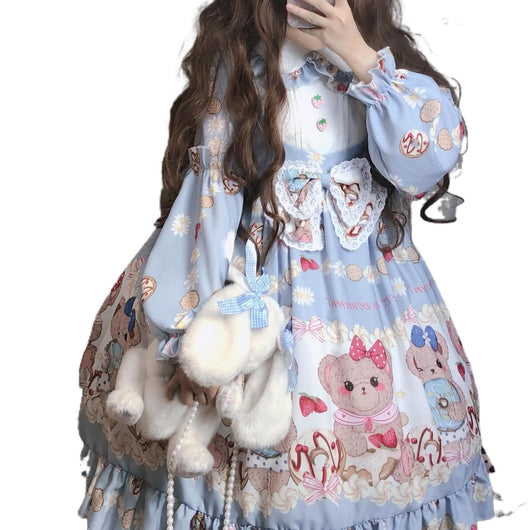 Falda Lolita Princesa Soft Girl - Vestido Elegante y Romántico - Image 4