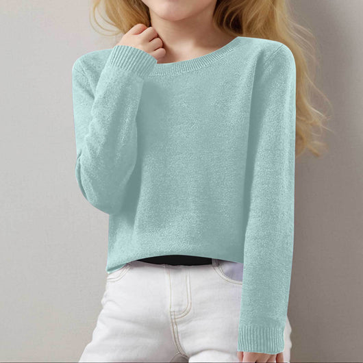 Suéter Cuello Redondo Versátil para Otoño e Invierno - Image 13