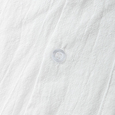 Camisa de Lino y Algodón Manga Corta para Hombre - Image 21