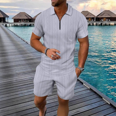 Conjunto Deportivo Casual para Hombre - Polo y Shorts