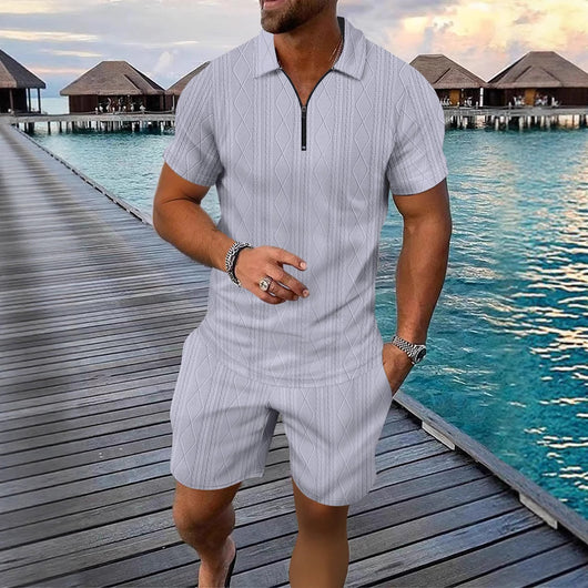 Conjunto Deportivo Casual para Hombre - Polo y Shorts