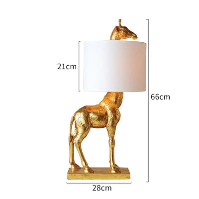 Lámpara de Mesita Jirafa para Dormitorio de Estudio - Image 11