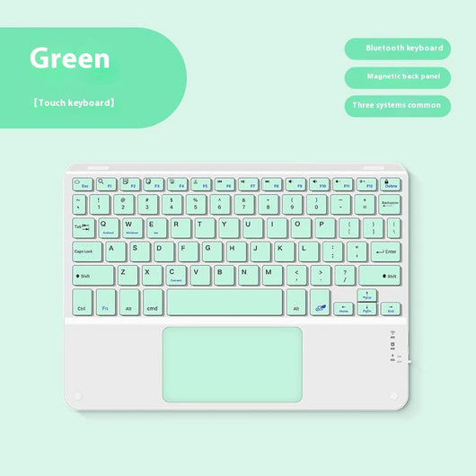 Teclado Bluetooth con Touchpad para Móvil y Tablet - Recargable Inalámbrico - Image 8