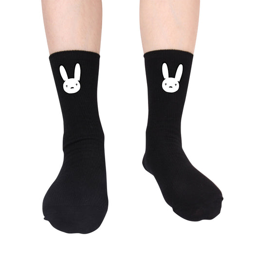 Calcetines Largos Bad Rabbit de Algodón Tejido para Hombre y Mujer