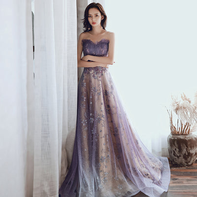 Vestido de Noche Largo Púrpura Elegante para Eventos Especiales - Image 12