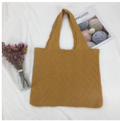 Bolso de Hombro Tejido con Gran Capacidad para Uso Diario - Image 17