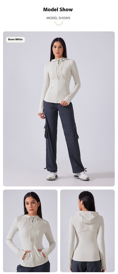 Sudadera Deportiva Mujer con Capucha - Efecto Reductor y Silueta Estilizada - Image 21