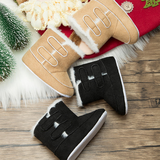Botitas Navideñas Cálidas para Bebé - Suela Suave Antideslizante - Image 8