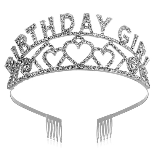 Corona Diamante Brillante para Fiesta de Cumpleaños - Set de Diadema Decorativa para Prom - Image 2
