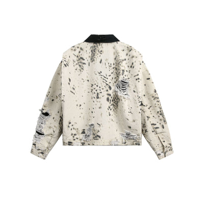 Chaqueta Pesada Estilo Retro Americano Corte Limpio - Image 23
