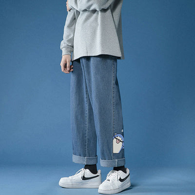 Pantalones Casuales de Mezclilla Clara para Hombre - Image 17