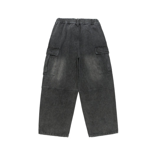 Pantalones Denim Lavado Efecto Floral Desteñido - Image 4