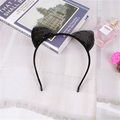 Diadema de Orejas de Gato Lentejuelas - Accesorios para el Cabello Infantiles - Image 30