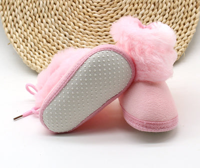 Zapatos de Bebé de Algodón Grueso con Suela Antideslizante y Terciopelo Suave - Image 4