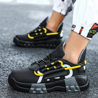 Zapatillas Hip-hop con Panel de Malla - Estilo Urbano Elevado - Image 6