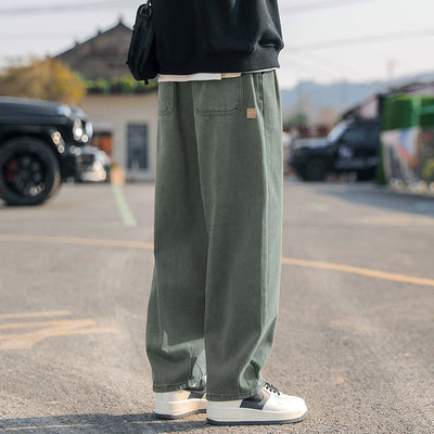 Pantalones Cargo Sueltos para Hombre Rectos Casuales - Image 5