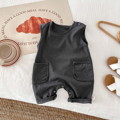 Enterizo Nórdico Minimalista para Bebé - Unisex sin Mangas - Image 11