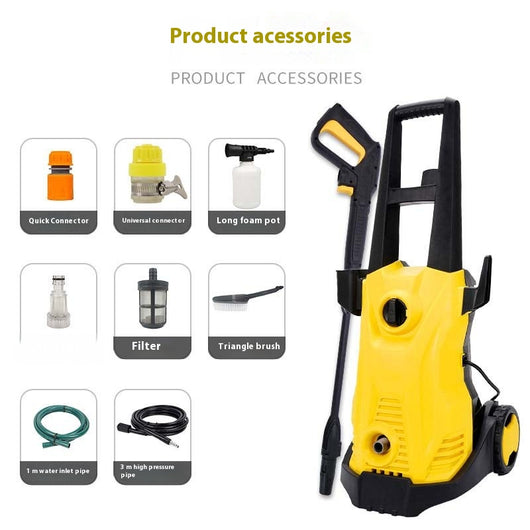 Lavadora de Alta Presión Automática 1400W con Cebado Automático - Image 3
