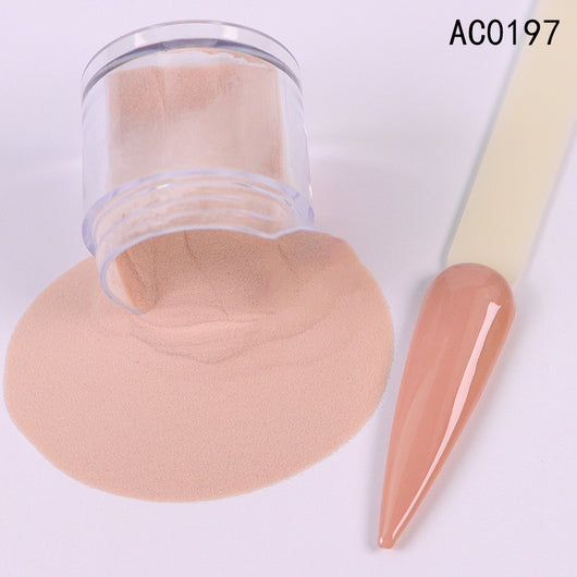 Polvo de Extensión de Uñas Acrílicas Tallado Infiltrante Tono Piel Nude Cristal - Image 35