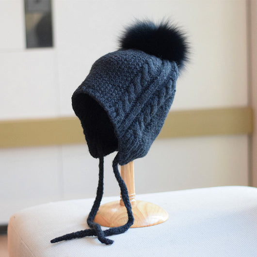 Gorro de Lana Trenzado para Mujer - Diseño Elegante y Cálido - Image 5