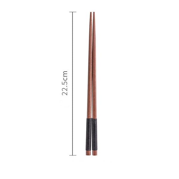 Palillos Japoneses de Punta Afilada en Caoba - Image 2