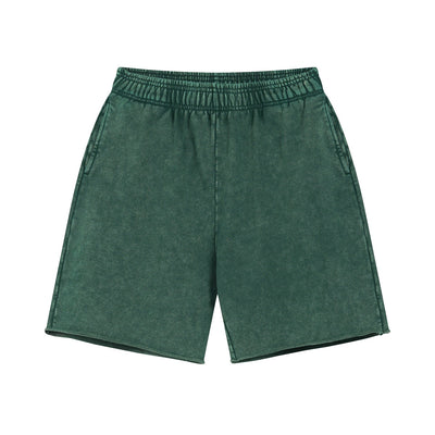 Shorts Batik Pesado 420g Hombre Estilo Retro Vintage Desgastado - Image 2