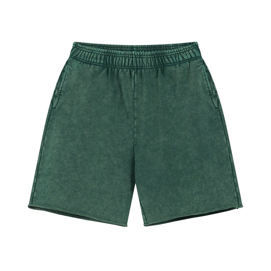 Shorts Batik Pesado 420g Hombre Estilo Retro Vintage Desgastado - Image 2
