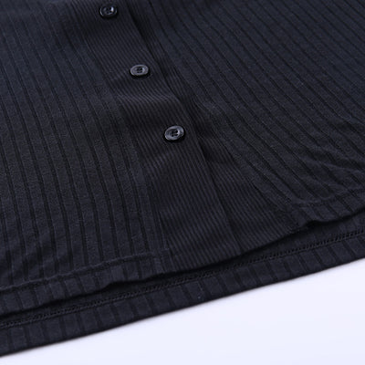 Blusa Larga Doble Botonadura Escotada para Primavera y Verano - Image 15