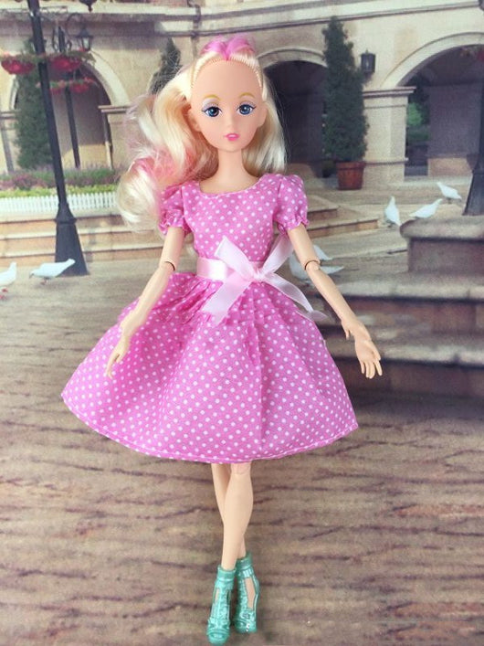 Muñeca de Moda 11 Pulgadas con Traje Elegante para Niñas