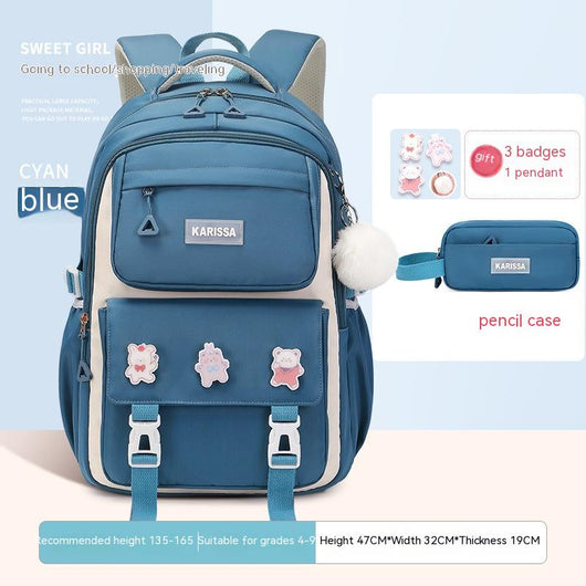 Mochila Escolar Impermeable para Niñas - Gran Capacidad y Resistente - Image 12