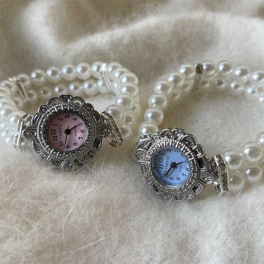 Reloj de Pulsera con Perlas para Mujer - Image 4