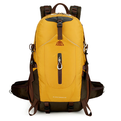 Mochila de Trekking AZELA Electron 40L - Blanco y Azul Marino para Senderismo y Viajes - Image 8