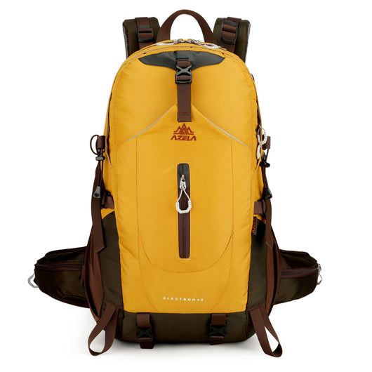 Mochila de Trekking AZELA Electron 40L - Blanco y Azul Marino para Senderismo y Viajes - Image 8